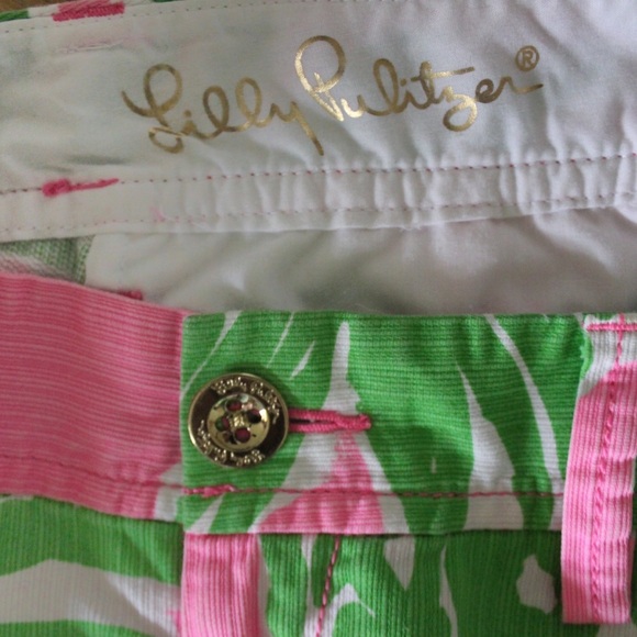 Lilly Pulitzer Tropical The Callahan Short 00 Preowned - Picture 7 of 8